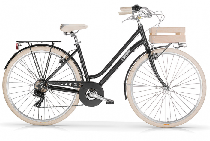 Retro damesfiets Apostrophe roze